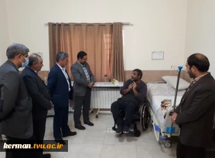 دیدار صمیمانه مسئولان دانشگاه فنی و حرفه‌ای استان کرمان با جانبازان آسایشگاه شرکت سنگ آهن گوهر زمین کرمان 2