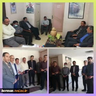 تقدیر از کارکنان فعال در حوزه خوابگاه دانشکده فنی و حرفه‌ای شهید چمران کرمان