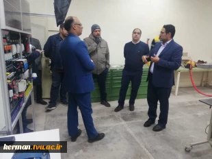 در راستای طرح تاد، صورت گرفت:
بازدید معاون هماهنگی امور اقتصادی استاندار کرمان و مدیرعامل شرکت ایپکو از دانشگاه فنی و حرفه‌ای استان کرمان 2