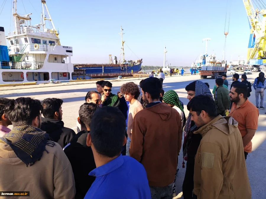 بازدید کاروان راهیان نور دانشجویان دانشگاه ملی مهارت واحد استان کرمان  از مناطق عملیاتی دفاع مقدس 5