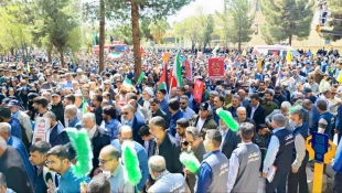 در آخرین جمعه ماه مبارک رمضان:
 حضور دانشگاهیان دانشگاه ملی مهارت واحد استان کرمان در راهپیمایی روز جهانی قدس 2