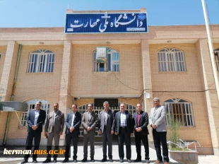 بازدید ریاست دانشگاه ملی مهارت واحد استان کرمان و هیأت همراه از پروژه‌ عمرانی آموزشکده ملی مهارت پسران زرند 5