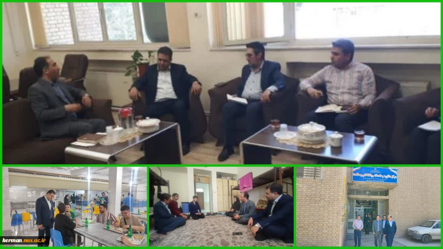 در راستای بررسی میدانی وضعیت مراکز آموزشی و تقویت تعامل میان نهادهای اجرایی و دانشگاه‌های مهارتی صورت گرفت:
بازدید مدیرکل سیاسی استانداری کرمان از امکانات رفاهی دانشگاه ملی مهارت واحد استان کرمان 2