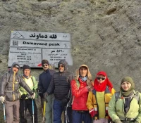صعود موفق تیم باشگاه کوهنوردی دانشگاه ملی مهارت واحد استان کرمان به بام خاورمیانه 2