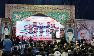 حضور دانشگاهیان دانشگاه ملی مهارت واحد استان کرمان در آئین گرامیداشت اربعین شهدای سرافراز اقتدار استان کرمان 3