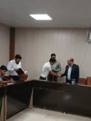تقدیر از دانشجویان عضو تیم اجرایی رویداد دانش مهارت و فناوری در مرکز رشد دانشگاه ملی مهارت. 6