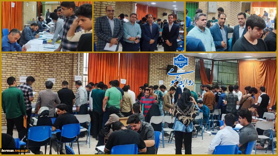 بازدید رئیس دانشگاه ملی مهارت واحد استانی کرمان از روند ثبت‌نام دانشجویان جدیدالورود 2