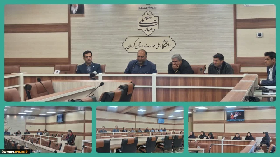 کارگاه آموزشی اطفای حریق و نحوه استفاده صحیح از کپسول‌های آتش‌نشانی ویژه کارکنان دانشکده شهید چمران کرمان، برگزار شد 2