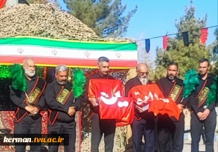 حضور پیکر مطهر شهید گمنام در آموزشکده دختران کرمان 4