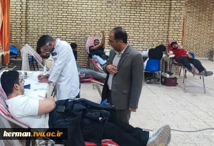 اهدای بیش از ۱۲ هزار cc خون دانشگاهیان دانشکده شهید چمران کرمان به بیماران نیازمند 2