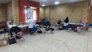 اهدای بیش از ۱۲ هزار cc خون دانشگاهیان دانشکده شهید چمران کرمان به بیماران نیازمند 6