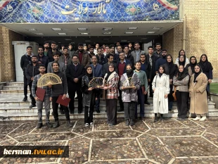 بازدید معاون فرهنگی و دانشجویی دانشگاه ملی مهارت از روند برگزاری مسابقه سازه ماکارونی در دانشگاه ملی مهارت واحد استانی کرمان 2