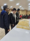 بازدید معاون فرهنگی و دانشجویی دانشگاه ملی مهارت از روند برگزاری مسابقه سازه ماکارونی در دانشگاه ملی مهارت واحد استانی کرمان 5