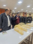 بازدید معاون فرهنگی و دانشجویی دانشگاه ملی مهارت از روند برگزاری مسابقه سازه ماکارونی در دانشگاه ملی مهارت واحد استانی کرمان 8