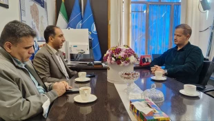 رئیس دانشگاه ملی مهارت واحد استانی کرمان در دیدار با مدیر منطقه‌ای جنوب شرق (ایساکو) بر تقویت همکاری‌های دوجانبه به شراکت آموزشی پایدار  تأکید کرد. 2