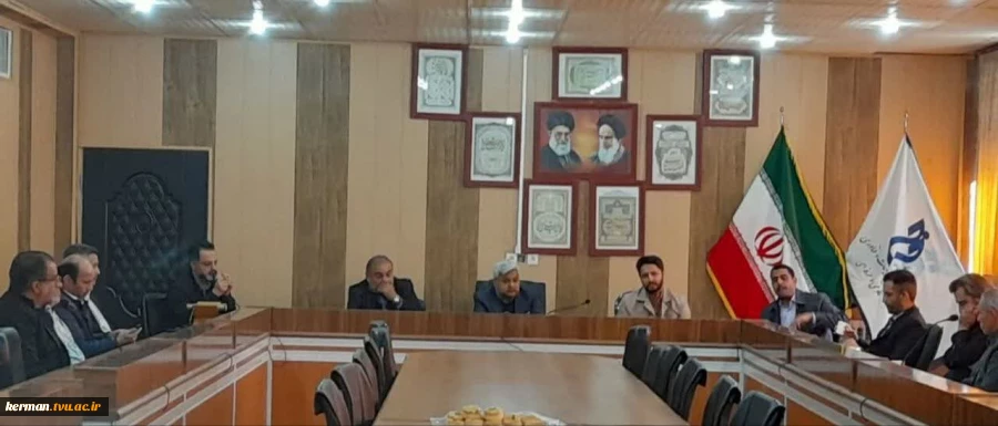 تکریم و معارفه مسئول حراست آموزشکده شهید دادبین کرمان 2