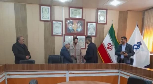 تکریم و معارفه مسئول حراست آموزشکده شهید دادبین کرمان 3