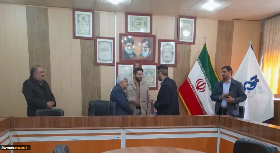 تکریم و معارفه مسئول حراست آموزشکده شهید دادبین کرمان 3