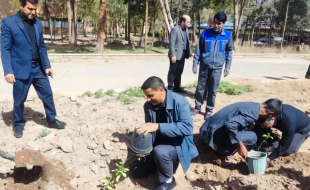 به یاد رهبر شهید انقلاب:
 غرس نهال توسط دانشگاهیان دانشگاه ملی مهارت واحد استان کرمان 2