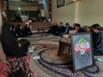 دیدار معاون فرهنگی و دانشجویی دانشگاه ملی مهارت با خانواده شهید اقتدار محمد مهدی حسینخانی