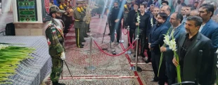 حضور رئیس دانشگاه ملی مهارت واحد استانی کرمان در مراسم بزرگداشت و ادای احترام مدیران و کارکنان دولت استان به آقای شهید ایران 7